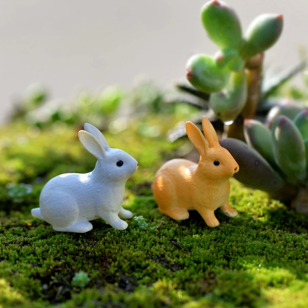 Rabbit Miniature Landscape Garden Decor Ornament Q38237