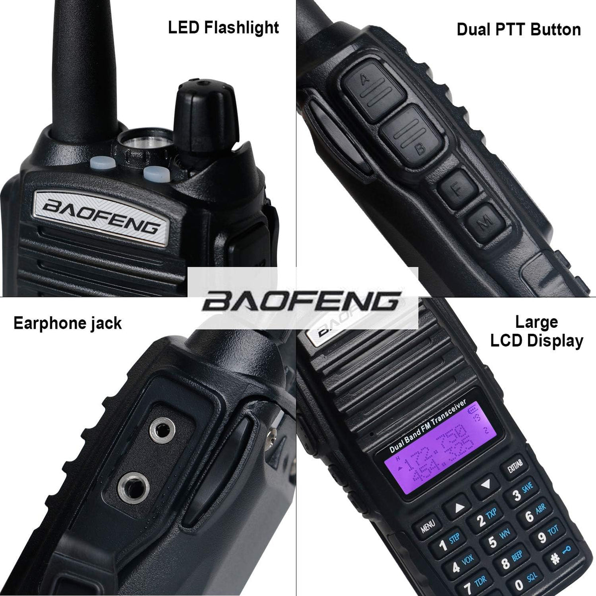 2 Way Radio 5 Pack Black F8663