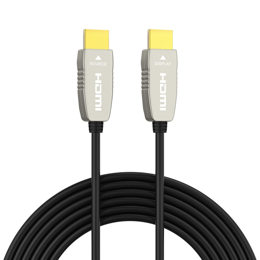 CL2 Rated Fiber HDMI Cable 33 feet 4K60Hz HDMI2.0b 18Gbps ARC HDR10 HDCP2.2 YUV4:4:4 Slim Flexible Optic Cable 10m U834