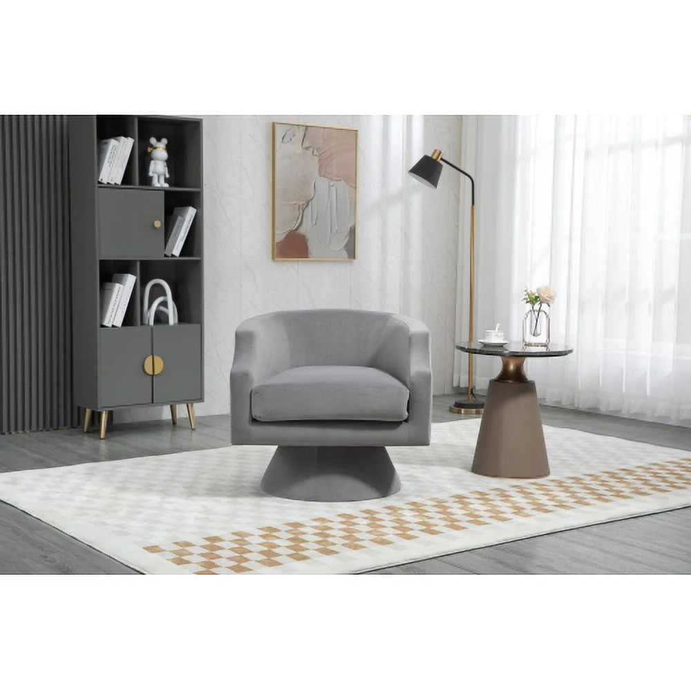 360° Swivel Velvet Accent Sofa Chairs V38628