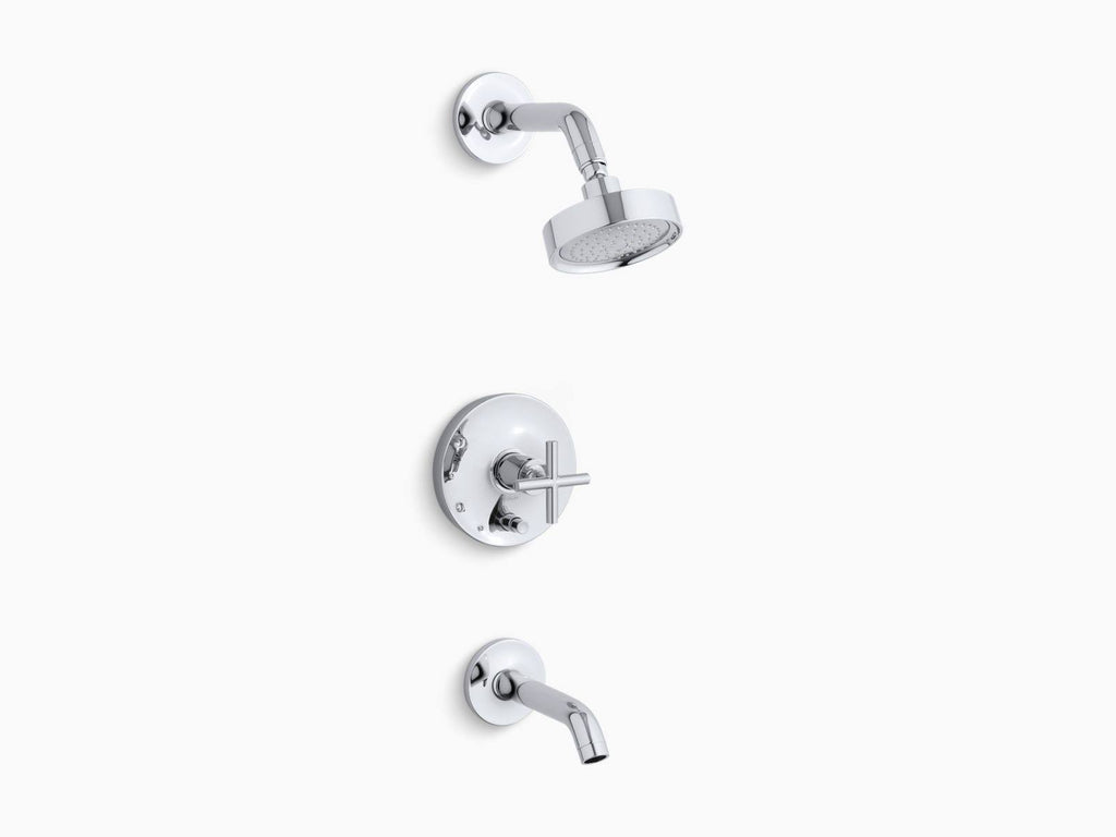 Polished Chrome Bath and Shower Faucet Trim S1418