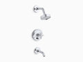 Polished Chrome Bath and Shower Faucet Trim S1418