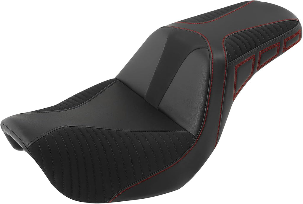 Red Stitching Motorcycle Seat N84215