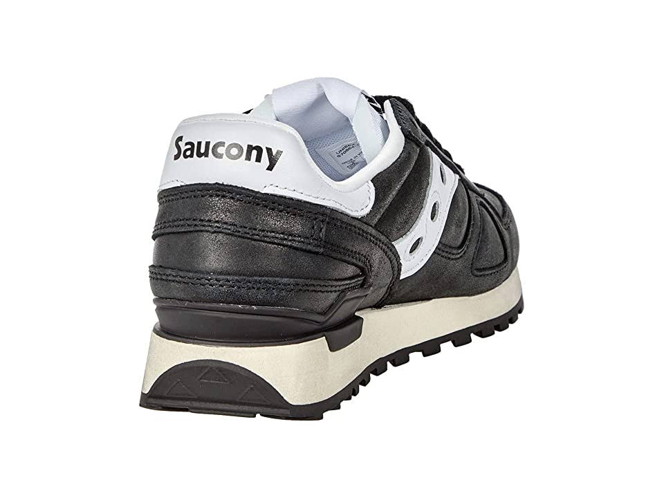 Black White Distressed Shoes, Size 11M L233252
