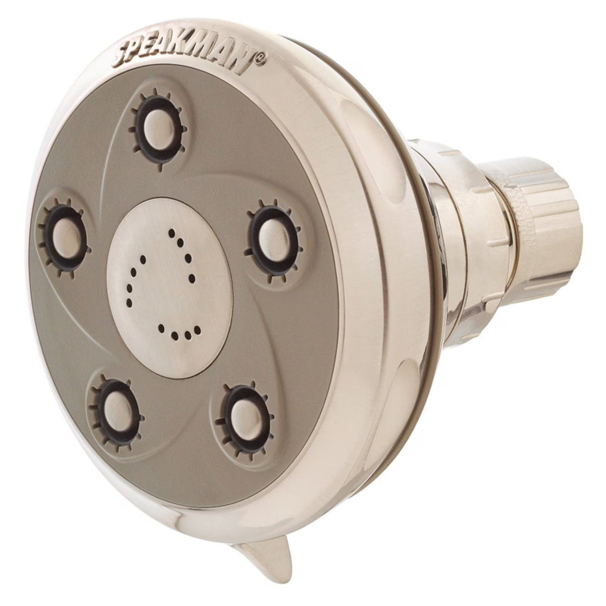 Brushed Nickel Adjustable Shower Head Y27256