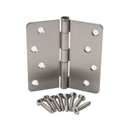 100 Pcs Satin Nickel Steel Door Hinge E79732