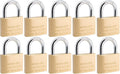 Solid Brass Padlock 50mm Keyed Alike Pack of 2 L676347